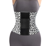 Women Leopard Print Slimming Waistband Stretchy Elastic Waistband