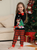Christmas Family Matching Christmas Tree Reindeer Plaid Pajamas Set