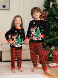 Christmas Family Matching Christmas Tree Reindeer Plaid Pajamas Set