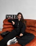 Women's Spring Autumn Trendy Casual Zipper Top Pants Set