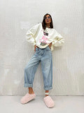 Women's Trendy Chic Loose Outdoor Warm Round Neck Loose Top