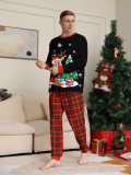 Christmas Family Matching Christmas Tree Reindeer Plaid Pajamas Set