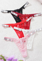 Women's Lace Low Waist Thin Comfortable Seamless Thong