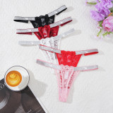 Women's Lace Low Waist Thin Comfortable Seamless Thong