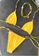 Women's Lace-Up Low Waist Tie Front Summer Beach Bikini Set