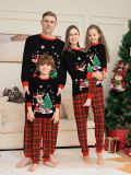Christmas Family Matching Christmas Tree Reindeer Plaid Pajamas Set