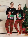 Christmas Family Matching Christmas Tree Reindeer Plaid Pajamas Set