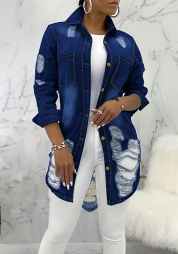 Women's Autumn Slim Fit Denim Jacket