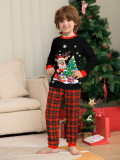 Christmas Family Matching Christmas Tree Reindeer Plaid Pajamas Set