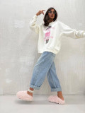 Women's Trendy Chic Loose Outdoor Warm Round Neck Loose Top