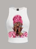 Women Printed Tank Top
