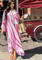 Plus Size African Women Elegant Printed Dress