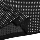 Women Sexy Mesh Beaded Backless Dress
