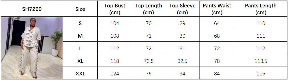 Plus Size African Women Two-Piece Turndown Collar Casual Shirt and Pants Two-Piece Set