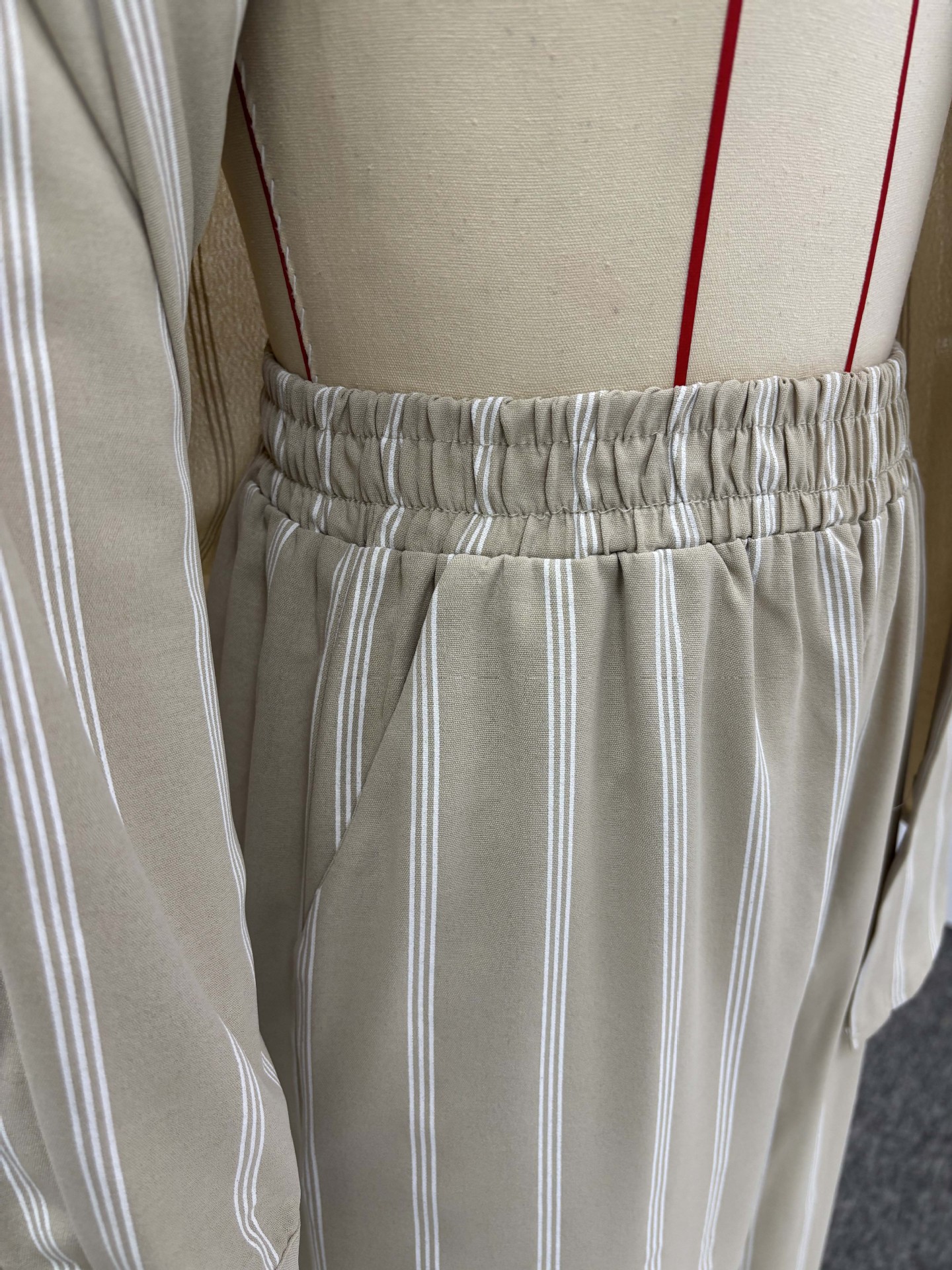 Plus-Size African Women Casual Turndown Collar Long-Sleeved Shirt and Casual Pants Two-Piece Set