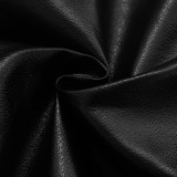 Women's Winter Street-Style Designed Leather Stand Collar Loose Cotton-padded Coat