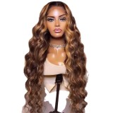 Women's Fashion Lace Front Wavy Wig Afro Long Curly Synthetic Cap