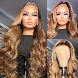 Women's Fashion Lace Front Wavy Wig Afro Long Curly Synthetic Cap