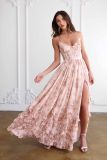 Summer Women's Beach Holiday Strap Slim Waist Maxi Dress