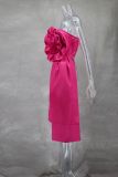 Spring/Summer Women's Floral Ribbon Sexy Low Back Zip-Up Strapless Top