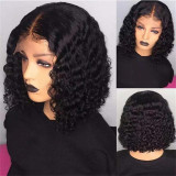 Women's Afro Kinky Curly Short Wig Synthetic Cap