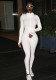 Women Spring/Autumn Turtleneck Embroidered Casual Jumpsuit