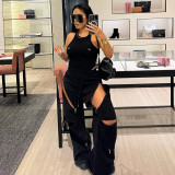 Women Fall/Winter Solid Multi-Zip Elastic Drawstring Athletic Casual Top