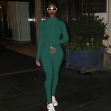 Women Spring/Autumn Turtleneck Embroidered Casual Jumpsuit