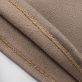 Women Fall/Winter Solid Multi-Zip Elastic Drawstring Athletic Casual Top