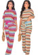 Women's Sexy Multi-Color Casual Two-Piece Pants Set