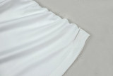 Women Solid Floral Slash Shoulder Mesh Long-Sleeve Asymmetrical Bodycon Dress