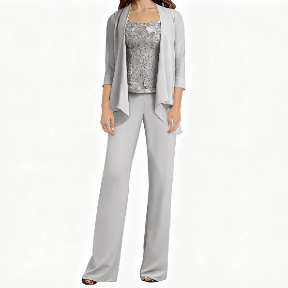 Women Lace Camisole Top and Pants Two-Piece Set