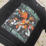 Women Printed Short-Sleeve American Style T-Shirt