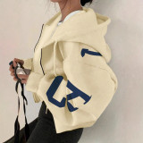 Women Casual Printed Long-Sleeved Hoodies