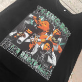 Women Printed Short-Sleeve American Style T-Shirt