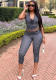 Women Polka Dot Printed Halter Neck Top and Pant Two-Piece Set