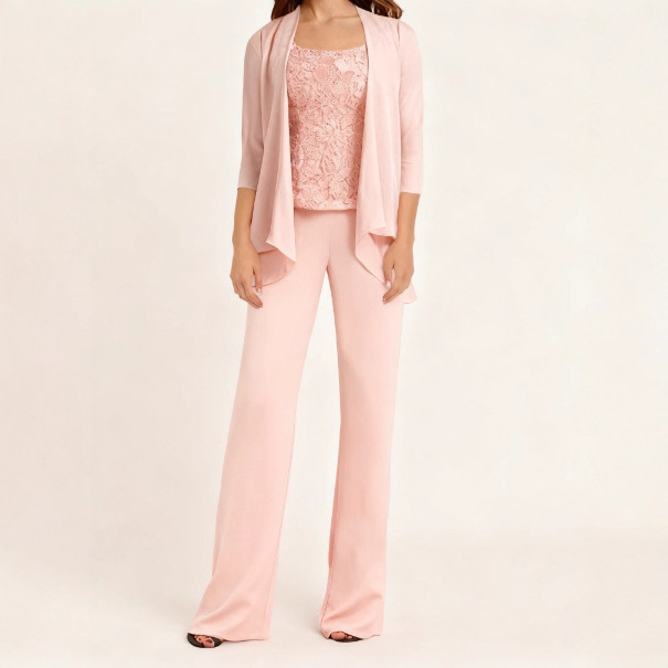 Women Lace Camisole Top and Pants Two-Piece Set