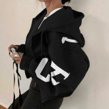 Women Casual Printed Long-Sleeved Hoodies