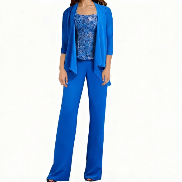 Women Lace Camisole Top and Pants Two-Piece Set