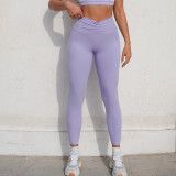 Women's Tank Sports Bra High Waist Tight Fitting Pants Yoga Running Quick-Dry Set