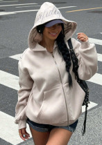 Women Autumn Sporty Long-Sleeved Hoodies Women Autumn Sporty Long-Sleeved Hoodies