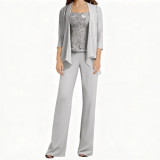 Women Lace Camisole Top and Pants Two-Piece Set