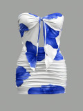 Women's Sexy Vest Bodycon Skirt Two-Piece Set