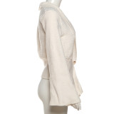 Autumn-Winter Women's Deep V-Neck Sexy Loose Knitted Cardigan