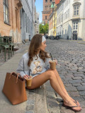 Autumn-Winter Women's Cartoon Bear Pattern Long Sleeve Casual Sweater