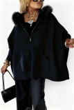 Autumn Women's Fashion Comfortable Casual Hooded Loose Coat