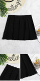 High-Waist Slim Fit Bikini Square Leg Swimsuit Skirt