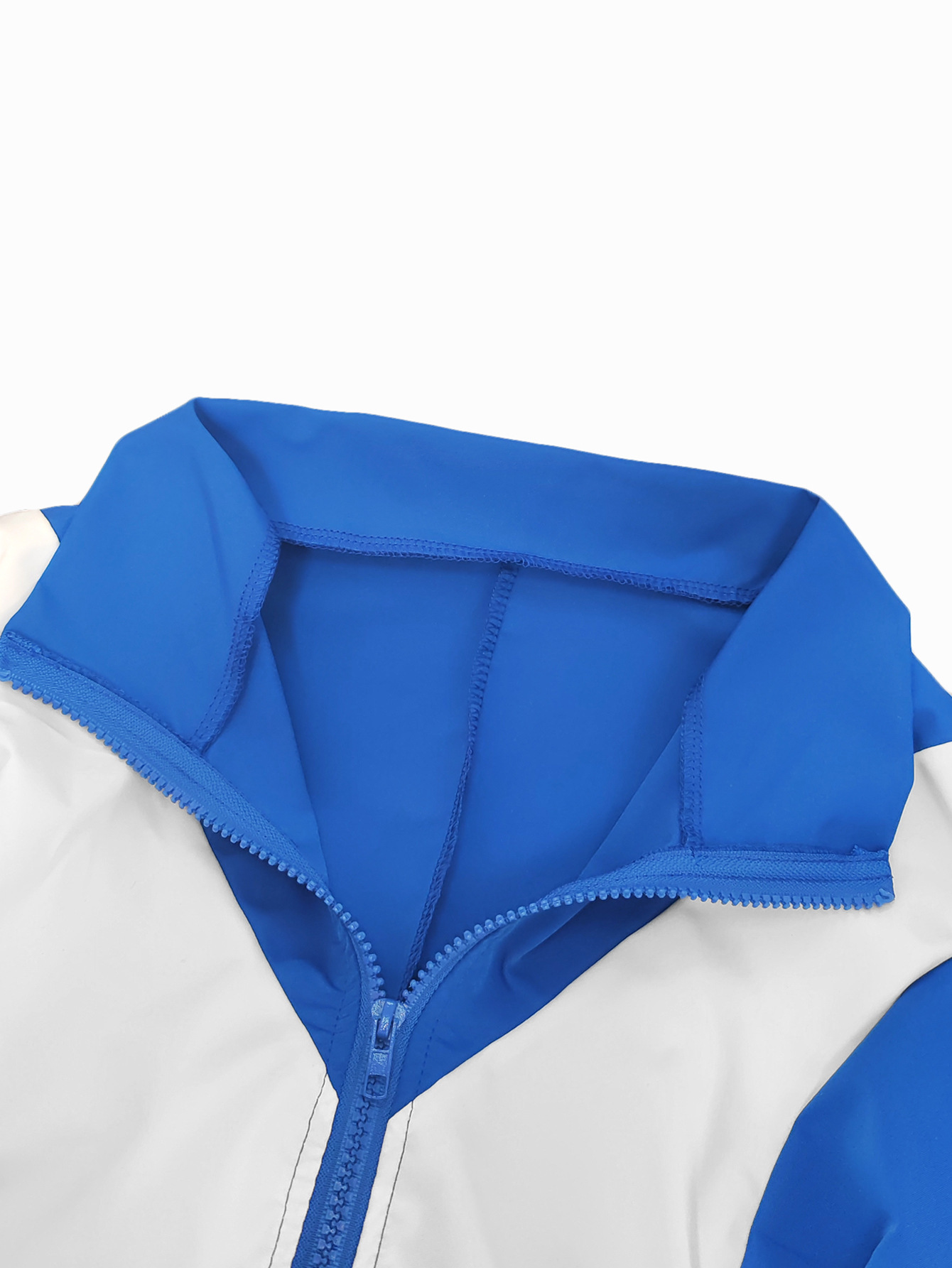 Women's Fashion Color Block Zipper Hoodie and Wide-Leg Drawstring Sport Pants Set