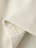 Women's Fashion Casual Loose Belt Wool Coat