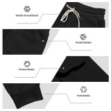 Autumn-Winter Fleece Hoodie Loose Casual Sport Sweatpants Set